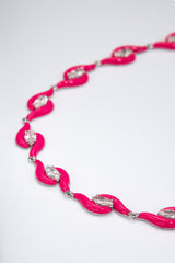 Кольє Splash Fuchsia