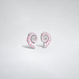 Сережки Mini Nautilus Pink