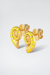 Сережки Mini Nautilus Yellow