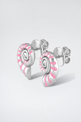 Сережки Mini Nautilus Pink