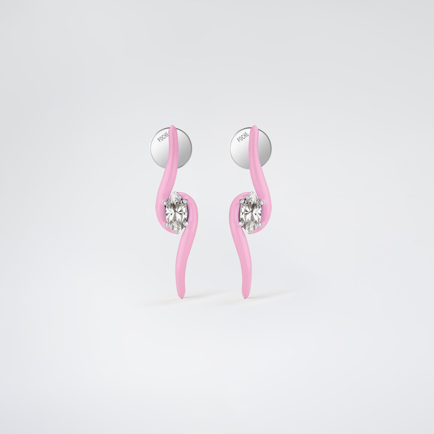 Сережки Splash Pink