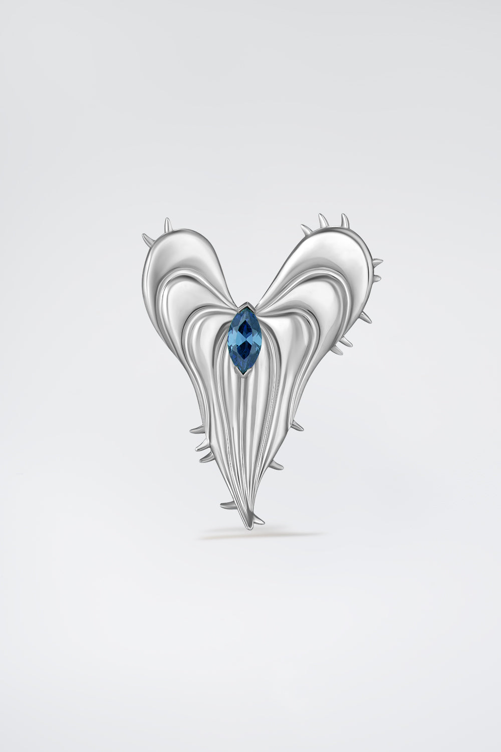 Брошка Leaf Silver