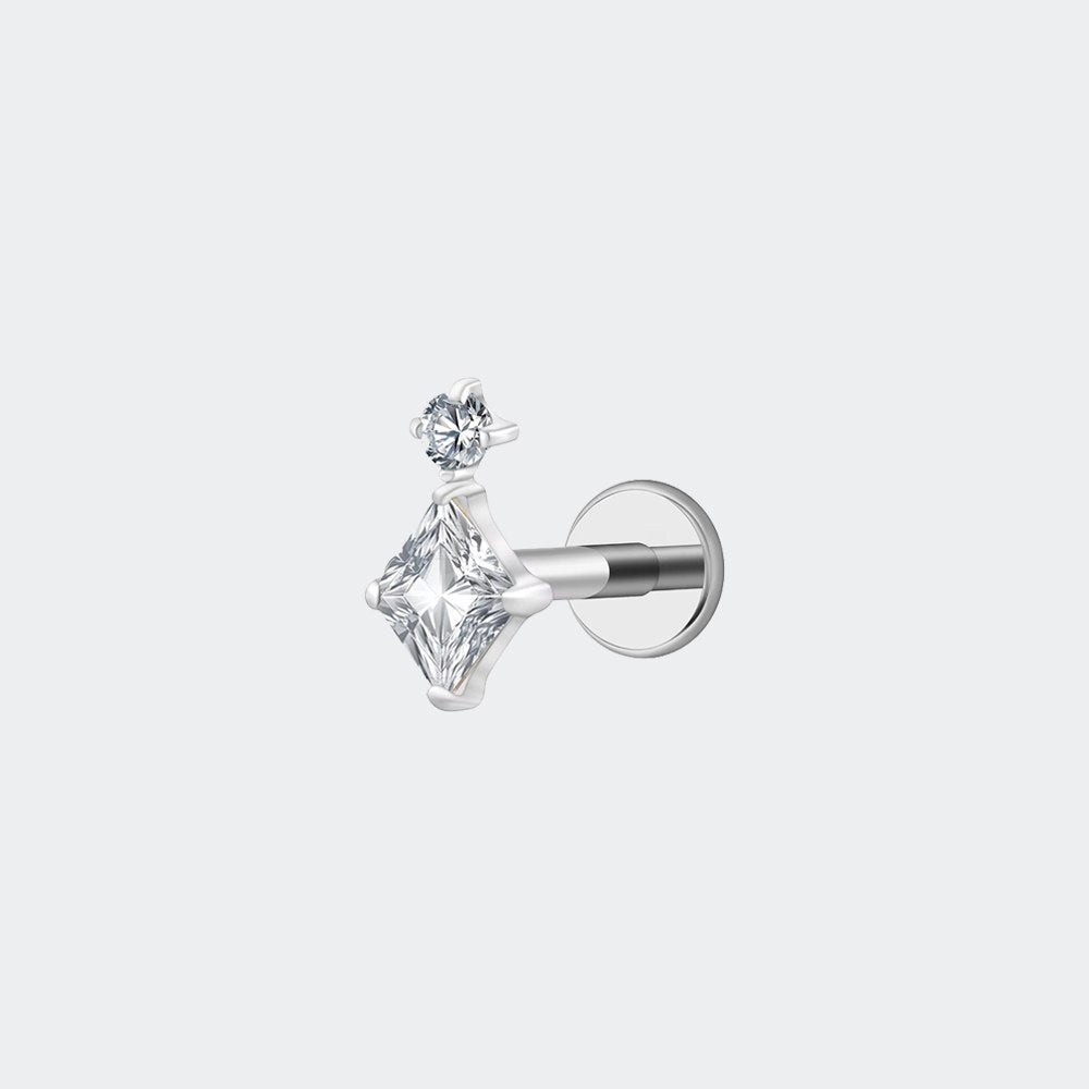 Crystal Rhombus Silver