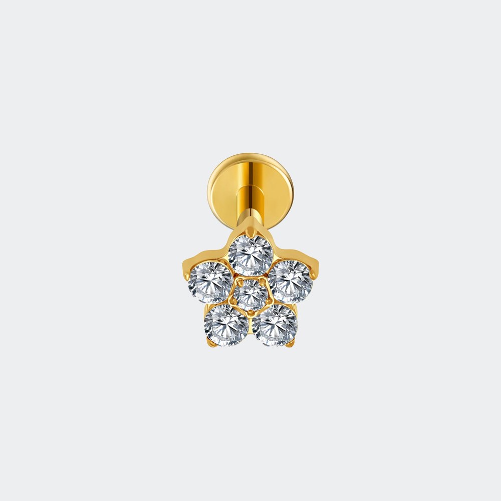 Crystal Flower Gold