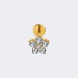 Crystal Flower Gold