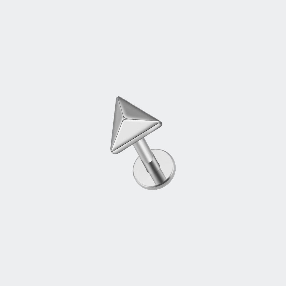 Triangle Stud Silver