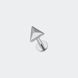 Triangle Stud Silver