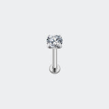Crystal Pin Silver