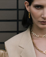 Кольє Double Round Chain Gold